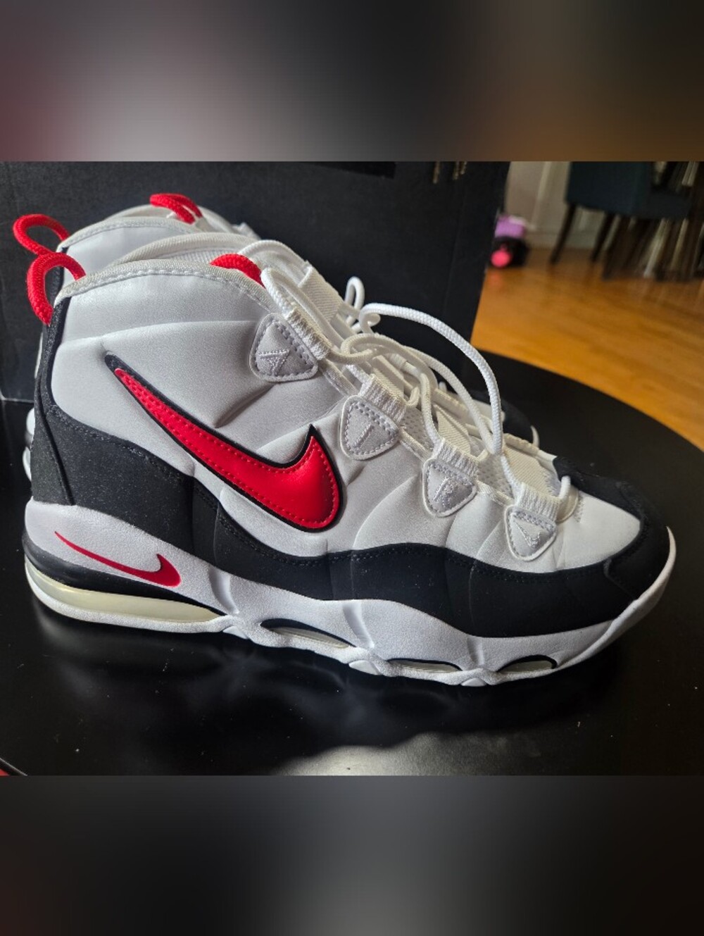 Nike Airmax Uptemo 95 11.5 White University Red Black